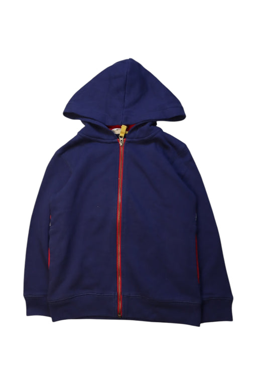 A Navy Zippered Sweatshirts from Boden in size 4T for boy. (Front View)