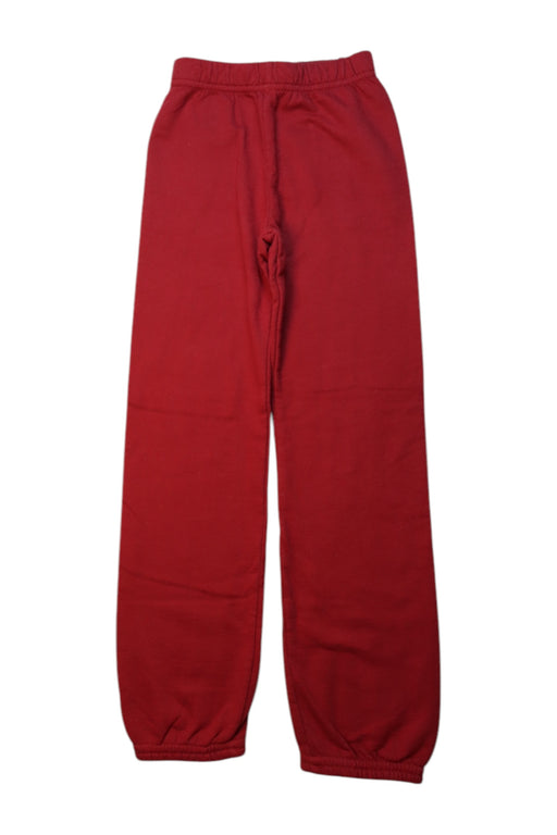 A Red Sweatpants from Crewcuts in size 6T for boy. (Front View)