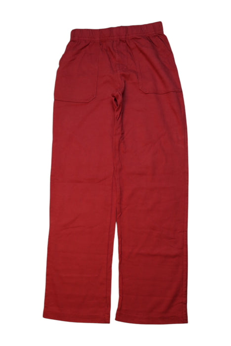 A Red Casual Pants from City Threads in size 7Y for boy. (Front View)