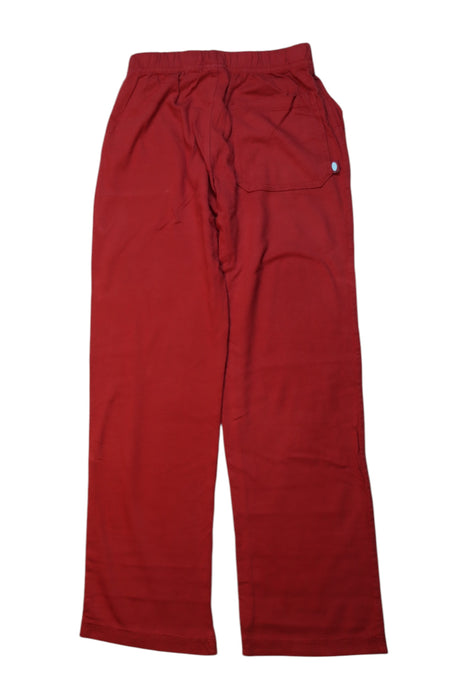 A Red Casual Pants from City Threads in size 7Y for boy. (Back View)