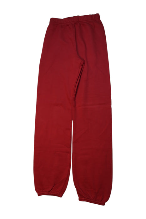 A Red Sweatpants from City Threads in size 7Y for boy. (Front View)