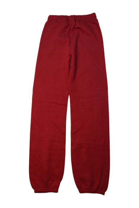 A Red Sweatpants from City Threads in size 7Y for boy. (Back View)