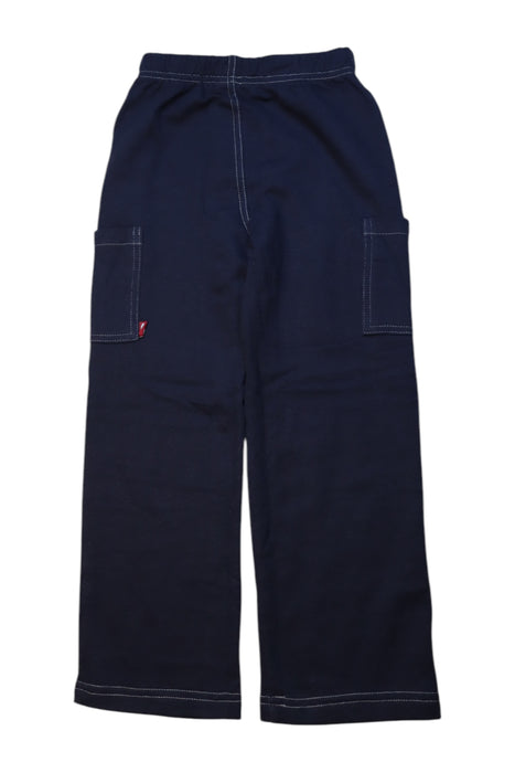 A Navy Casual Pants from City Threads in size 6T for boy. (Back View)