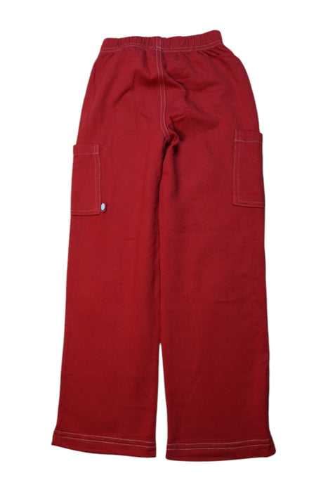A Red Casual Pants from City Threads in size 6T for boy. (Back View)