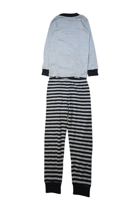 A Black Pyjama Sets from Sara's Prints in size 6T for boy. (Back View)