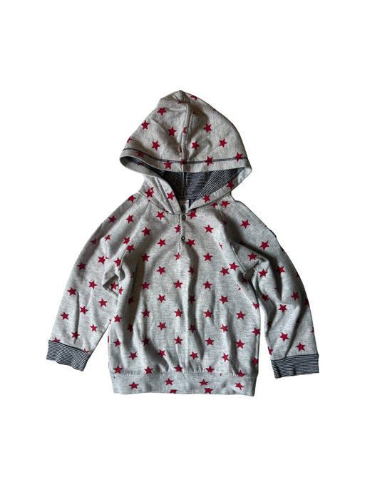 A Grey Hooded Sweatshirts from Petit Bateau in size 3T for neutral. (Front View)