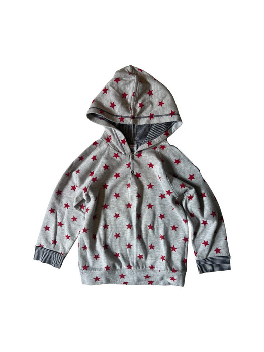 A Grey Hooded Sweatshirts from Petit Bateau in size 3T for neutral. (Front View)