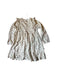 A Beige Long Sleeve Dresses from Laranjinha in size 10Y for girl. (Front View)