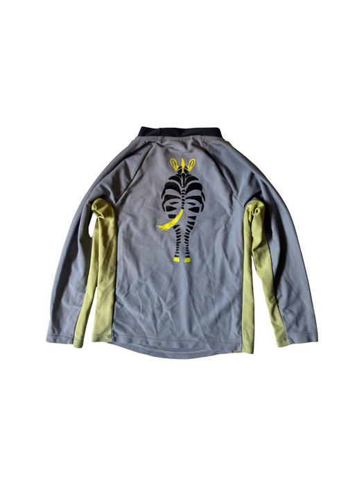 A Grey Rash Guards from Sunuva in size 4T for boy. (Back View)