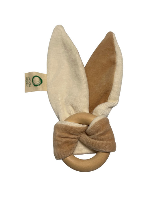 A Beige Wooden Toys from Wooly Organic in size 6-12M for neutral. (Front View)