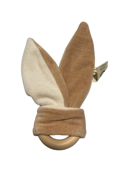 A Beige Wooden Toys from Wooly Organic in size 6-12M for neutral. (Back View)