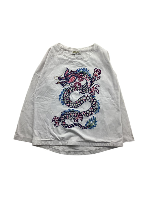 A White Long Sleeve T Shirts from Kenzo in size 4T for neutral. (Front View)