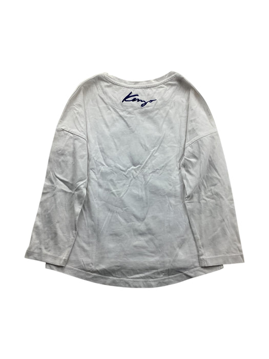 A White Long Sleeve T Shirts from Kenzo in size 4T for neutral. (Back View)