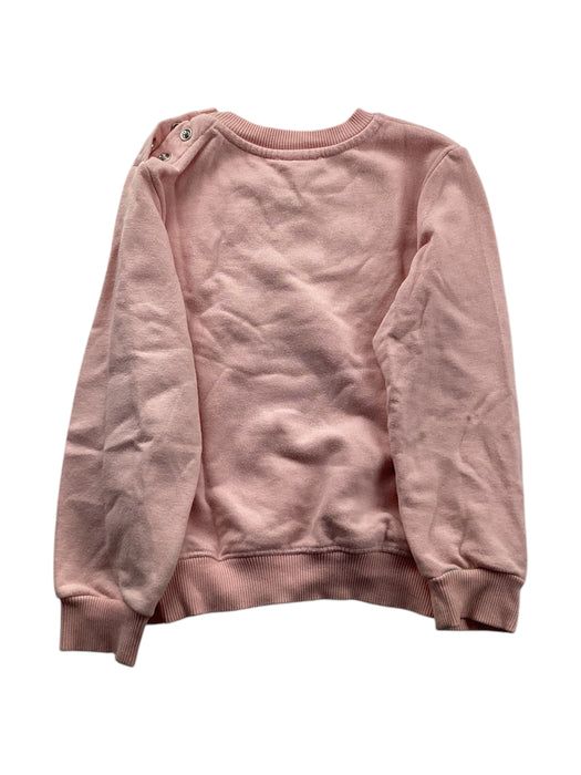 A Pink Crewneck Sweatshirts from Kenzo in size 4T for girl. (Back View)