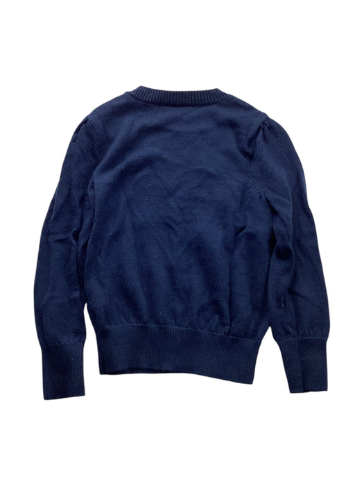 A Navy Knit Sweaters from Ferrari in size 4T for girl. (Back View)