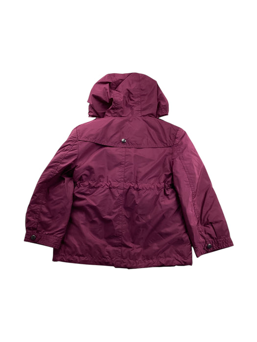 A Burgundy Lightweight Jackets from Burberry in size 2T for neutral. (Back View)