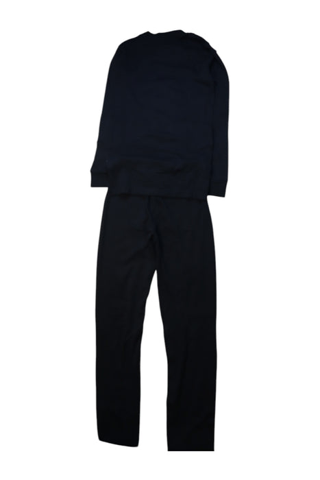 A Black Pyjama Sets from Sara's Prints in size 12Y for boy. (Back View)