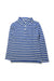 A Blue Long Sleeve Polos from Crewcuts in size 3T for boy. (Front View)