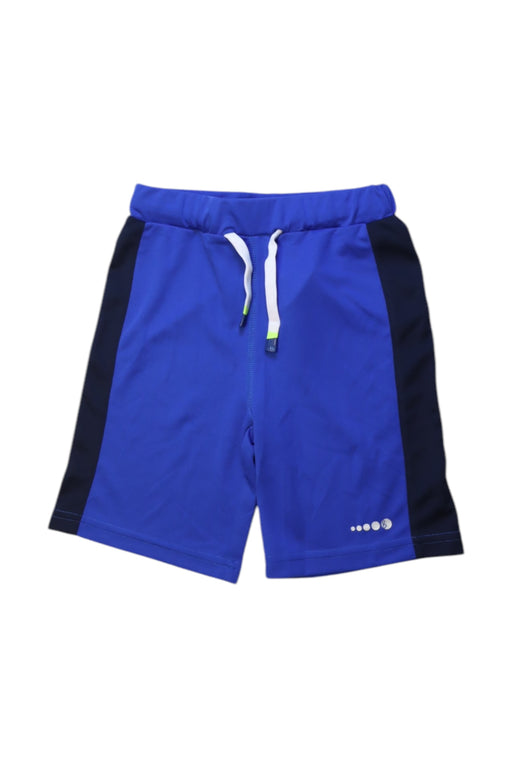 A Blue Shorts from Boden in size 7Y for boy. (Front View)