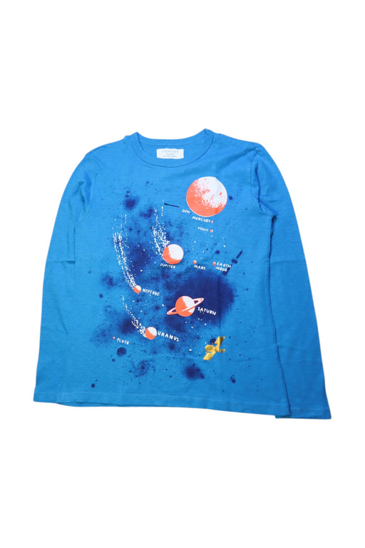 A Blue Long Sleeve T Shirts from Crewcuts in size 12Y for boy. (Front View)