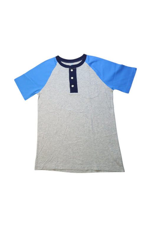 A Blue Short Sleeve Polos from Crewcuts in size 12Y for boy. (Front View)