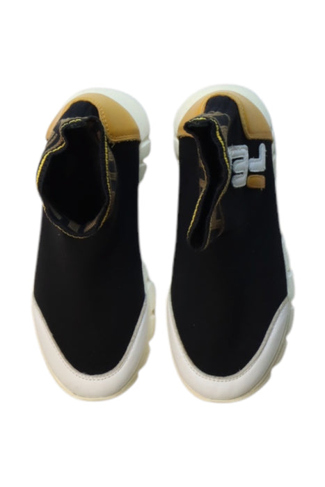 A Multicolour Sneakers from Fendi in size 4T for girl. (Back View)