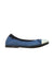 A Blue Flats from Fendi in size 4T for girl. (Front View)