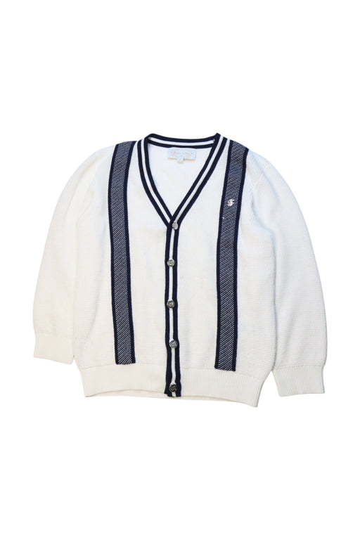 A White Cardigans from Nicholas & Bears in size 6T for neutral. (Front View)