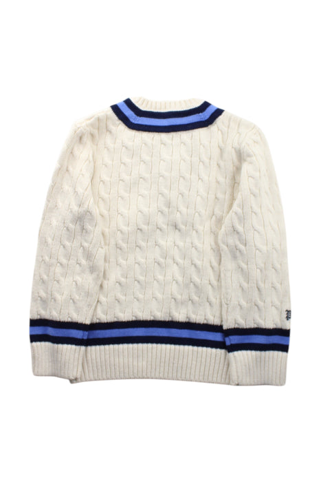 A White Sweater Vests from Polo Ralph Lauren in size 5T for boy. (Back View)