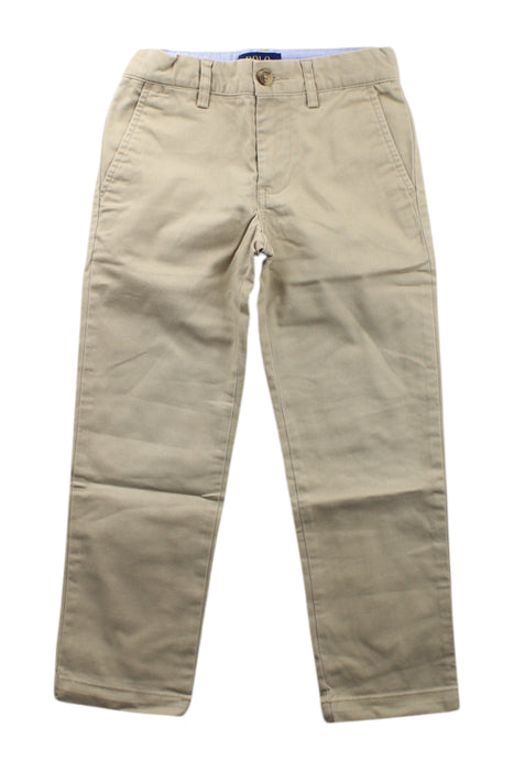 A Beige Casual Pants from Polo Ralph Lauren in size 4T for boy. (Front View)