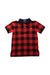 A Red Short Sleeve Polos from Polo Ralph Lauren in size 4T for boy. (Front View)