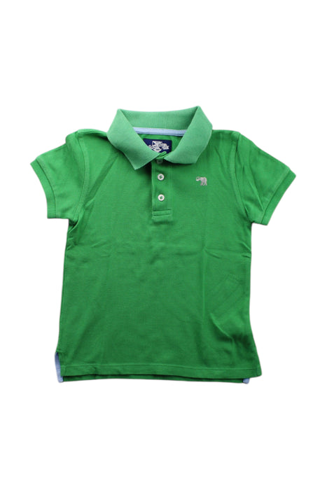 A Green Short Sleeve Polos from Thomas Brown in size 4T for neutral. (Front View)