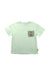 A Green Short Sleeve T Shirts from National Geographic in size 4T for neutral. (Front View)