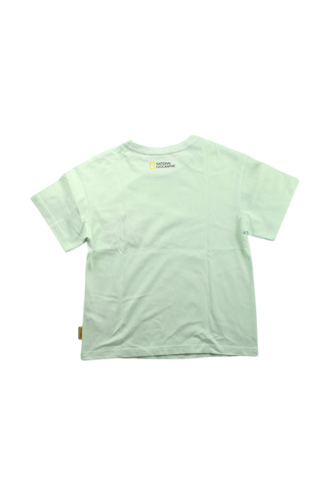 A Green Short Sleeve T Shirts from National Geographic in size 4T for neutral. (Back View)