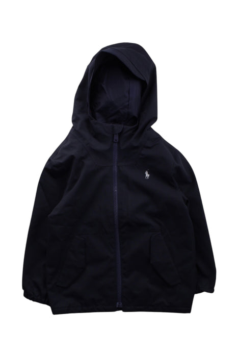 A Navy Rain Jackets from Polo Ralph Lauren in size 4T for neutral. (Front View)