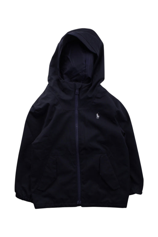A Navy Rain Jackets from Polo Ralph Lauren in size 4T for neutral. (Front View)