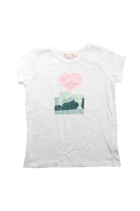 A White Short Sleeve T Shirts from Bonpoint in size 8Y for girl. (Front View)