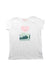 A White Short Sleeve T Shirts from Bonpoint in size 8Y for girl. (Front View)