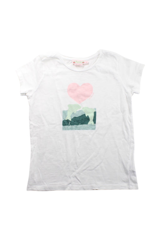 A White Short Sleeve T Shirts from Bonpoint in size 8Y for girl. (Front View)