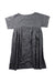 A Grey Short Sleeve Dresses from Bonpoint in size 8Y for girl. (Back View)