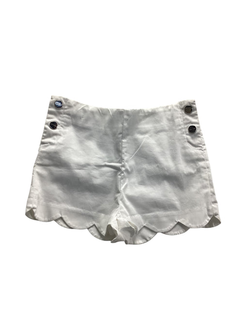 A White Shorts from Jacadi in size 5T for girl. (Front View)