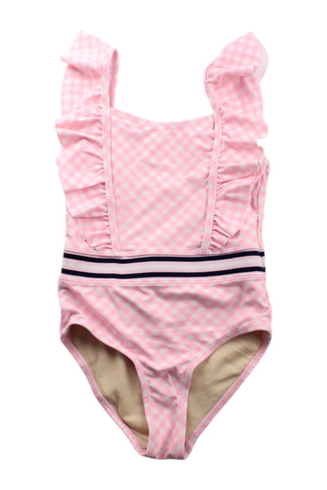 A Pink Swimsuits from Shade Critters in size 5T for girl. (Front View)