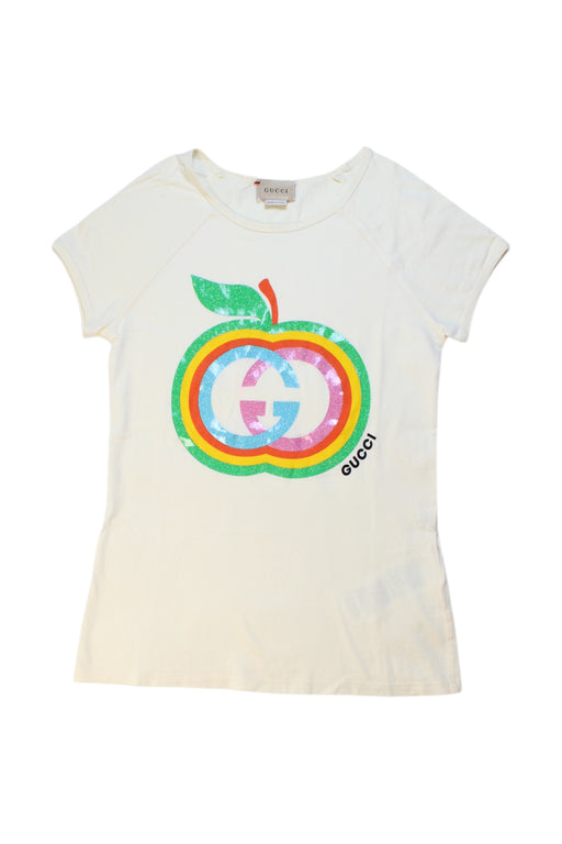 A Multicolour Short Sleeve T Shirts from Gucci in size 10Y for girl. (Front View)