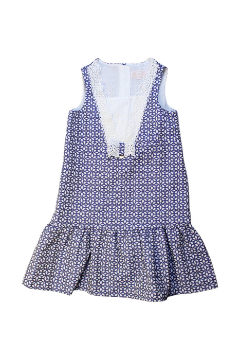 A Blue Sleeveless Dresses from Nicholas & Bears in size 8Y for girl. (Front View)