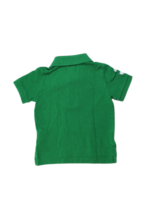 A Green Short Sleeve Polos from Ralph Lauren in size 2T for boy. (Back View)