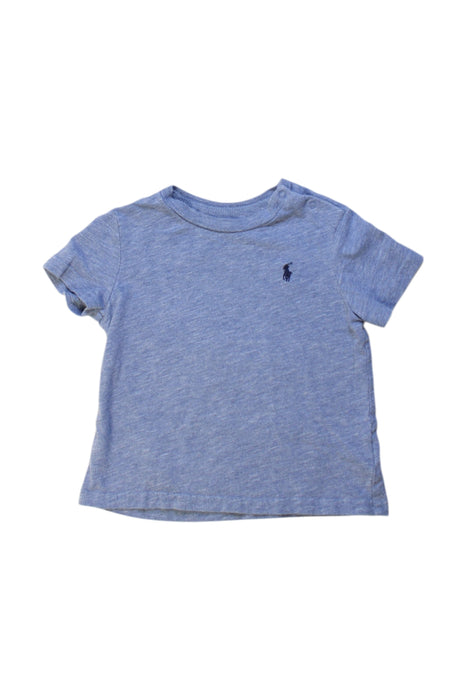 A Blue Short Sleeve T Shirts from Ralph Lauren in size 2T for boy. (Front View)