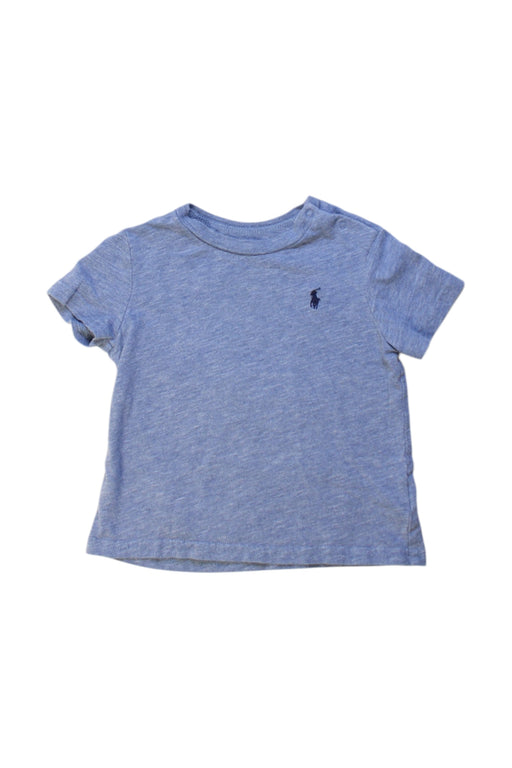 A Blue Short Sleeve T Shirts from Ralph Lauren in size 2T for boy. (Front View)