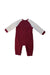 A Burgundy Long Sleeve Rompers from Ralph Lauren in size 6-12M for boy. (Back View)