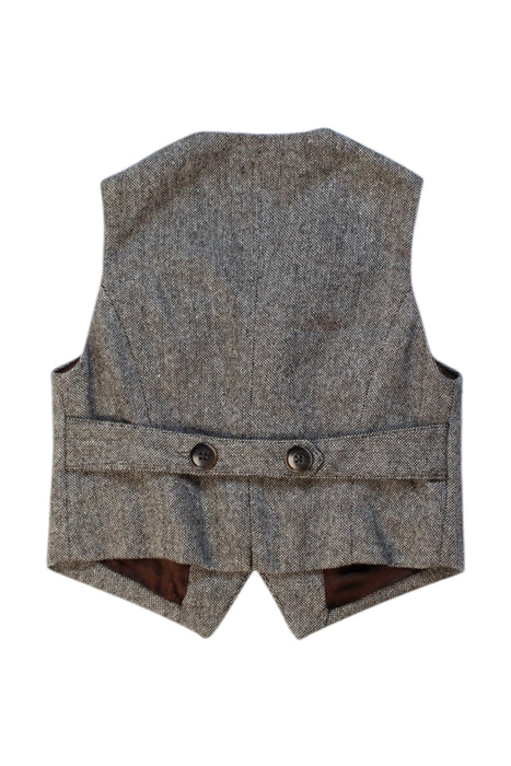 A Grey Suit Vests from Nicholas & Bears in size 12-18M for boy. (Back View)