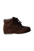 A Brown Booties from Jacadi in size 12-18M for boy. (Front View)